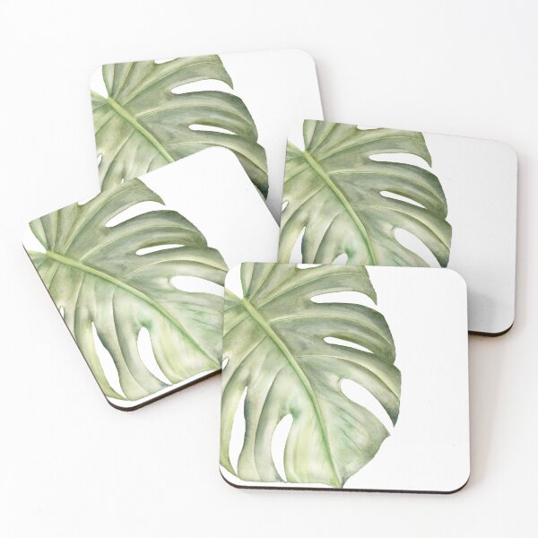 Item preview, Monstera Deliciosa Single Leaf – Botanical Watercolor designed and sold by Sooka-Art.
