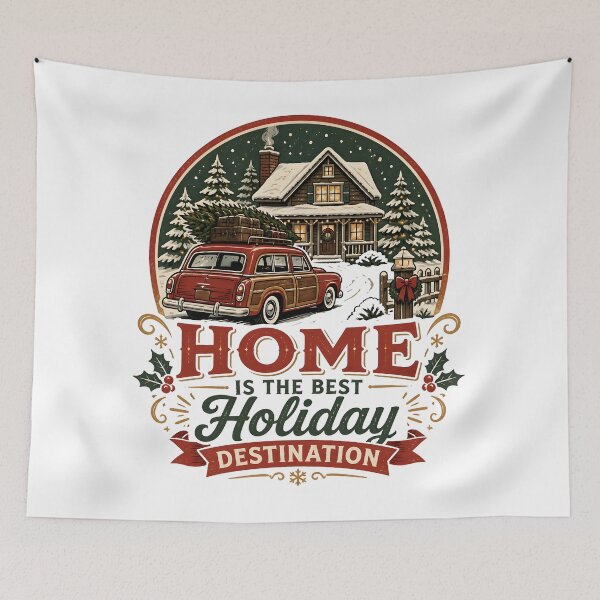 Item preview, Home Is The Best Holiday Destination designed and sold by LiviuGligoros.