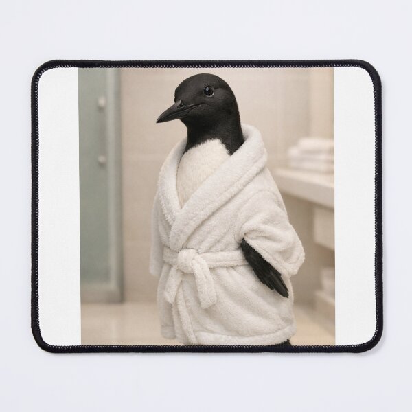 Item preview, Cozy Bathrobe Guillemot designed and sold by Sillytoe.