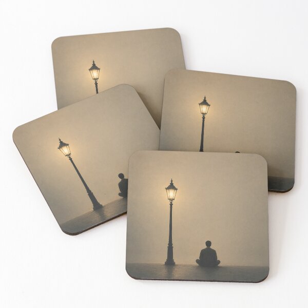 Item preview, Stillness Beneath the Light – Spiritual Meditation Art designed and sold by SacredLensV.