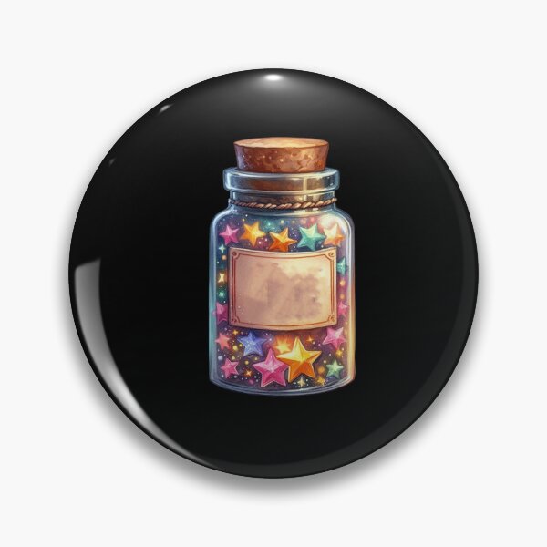 Item preview, Whimsical Jar of Colorful Stars designed and sold by Fillthegoat.