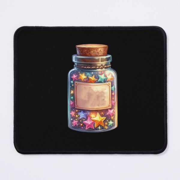 Item preview, Whimsical Jar of Colorful Stars designed and sold by Fillthegoat.
