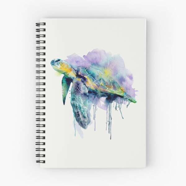 Item preview, Sea Turtle Swimming, Purple and Teal designed and sold by caracatita75.