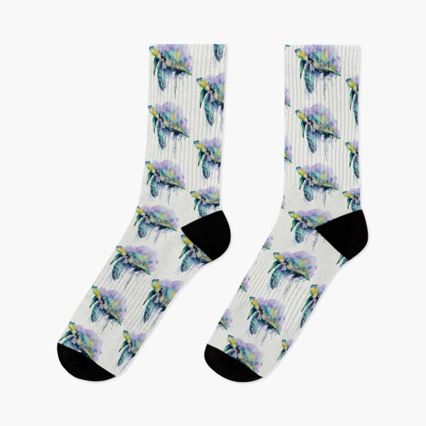 Item preview, Sea Turtle Swimming, Purple and Teal designed and sold by caracatita75.