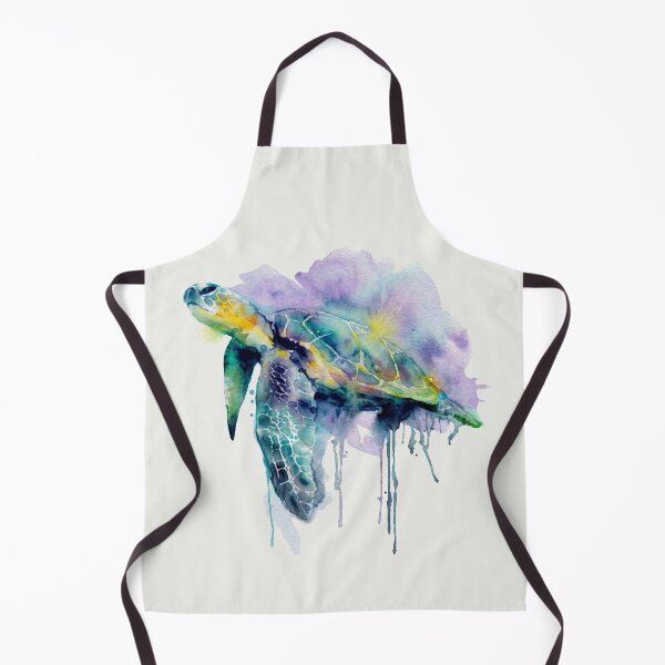 Item preview, Sea Turtle Swimming, Purple and Teal designed and sold by caracatita75.