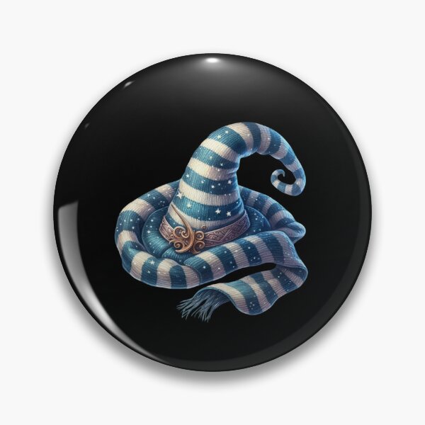 Item preview, Striped Wizard Hat with Stars designed and sold by Fillthegoat.
