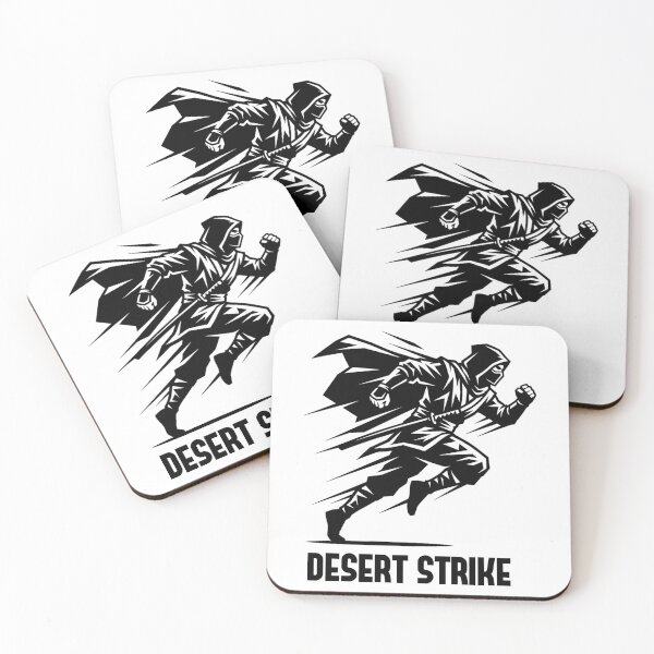Item preview, Desert Strike - Minimalist Running Ninja Anime Graphic designed and sold by TheShadowLines.