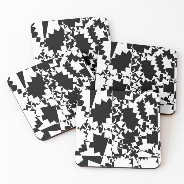Item preview, Deconstructed Op Art Pattern - Monochrome Abstract Geometry designed and sold by MAMA.art.Rio <Marsailhe_Milward>.
