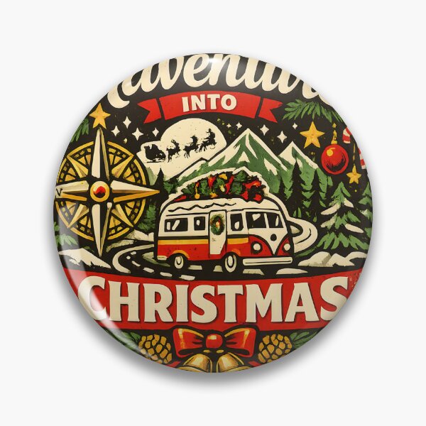 Artikelvorschau, Abenteuer in Weihnachten – Vintage-Weihnachtsurlaubs-Reisegeschenk entworfen und verkauft von LiviuGligoros.