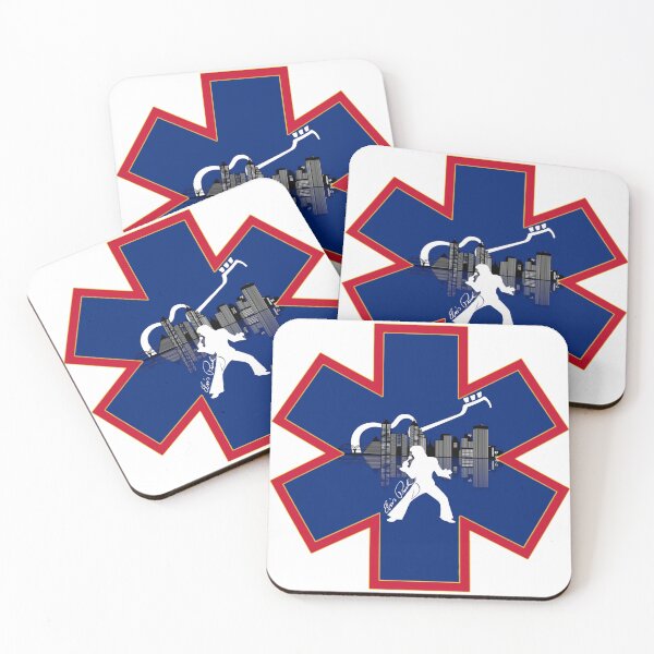 Item preview, Memphis Fire Department Skyline Elvis Guitar Star of Life designed and sold by FireEMSDesigns.