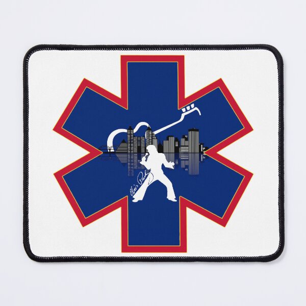 Item preview, Memphis Fire Department Skyline Elvis Guitar Star of Life designed and sold by FireEMSDesigns.