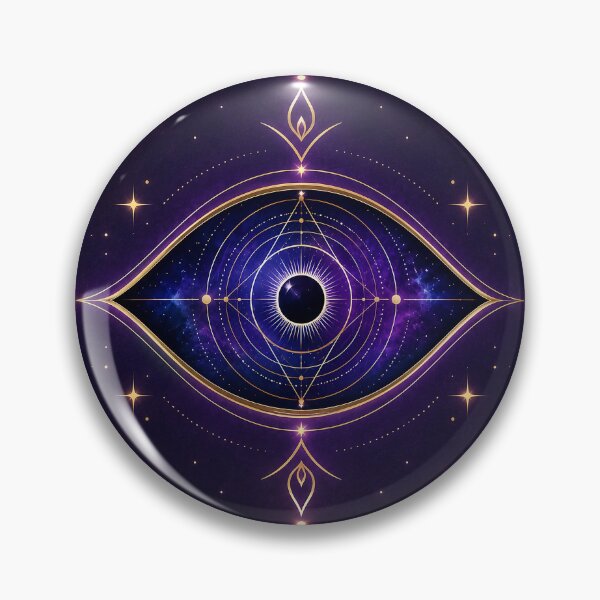 Item preview, The Indigo Eye – Third Eye Sacred Geometry designed and sold by SacredLensV.