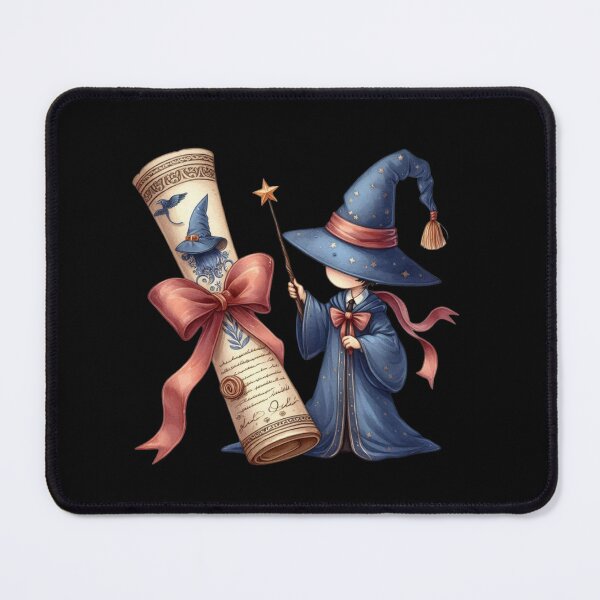 Item preview, Adorable Wizard with Diploma designed and sold by Fillthegoat.
