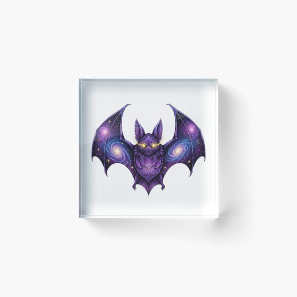 Item preview, Cosmic Galaxy Bat - Celestial Magic & Purple Bat Vector designed and sold by Polarisofficial.