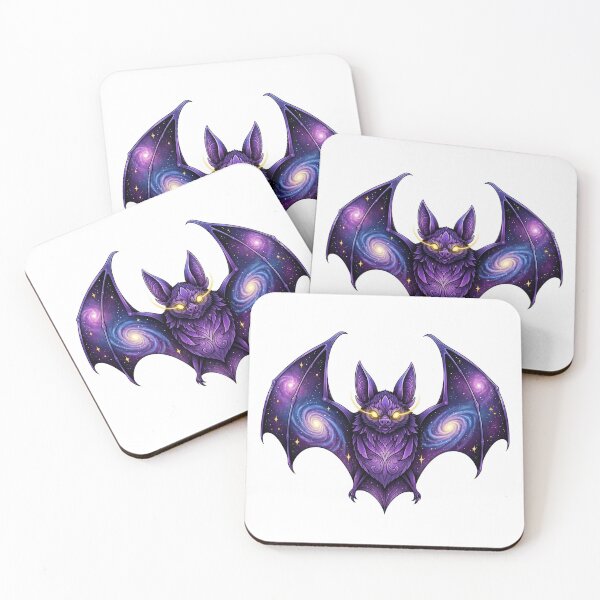 Item preview, Cosmic Galaxy Bat - Celestial Magic & Purple Bat Vector designed and sold by Polarisofficial.