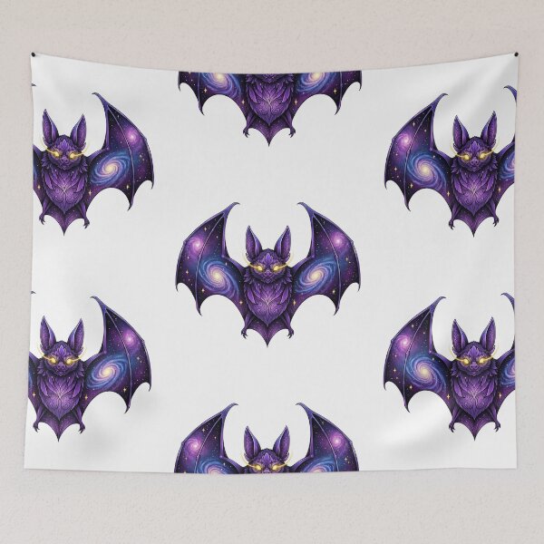 Item preview, Cosmic Galaxy Bat - Celestial Magic & Purple Bat Vector designed and sold by Polarisofficial.