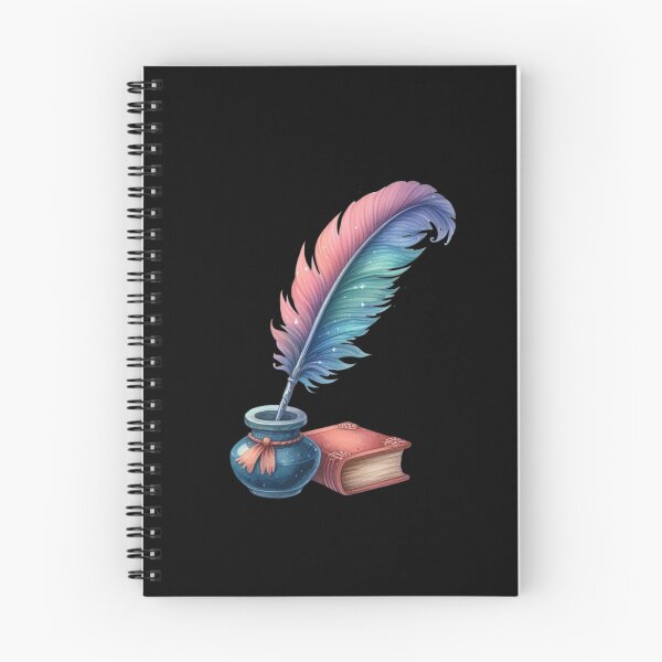 Item preview, Colorful Quill and Ink Pot designed and sold by Fillthegoat.
