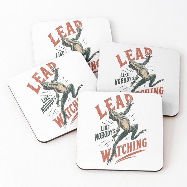 Item preview, Leap Like Nobody's Watching Vintage Frog designed and sold by Orivane Shop.