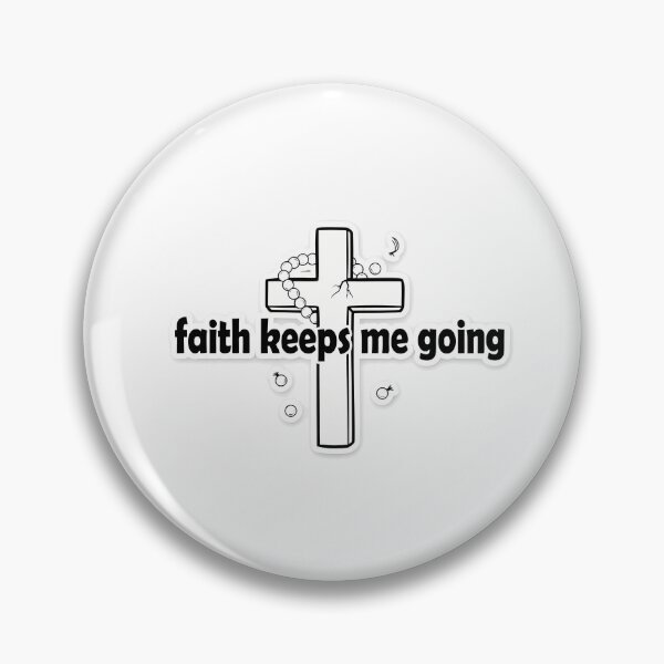 Item preview, Faith Keeps Me Going Minimalist Symbol designed and sold by NiftyWrx.