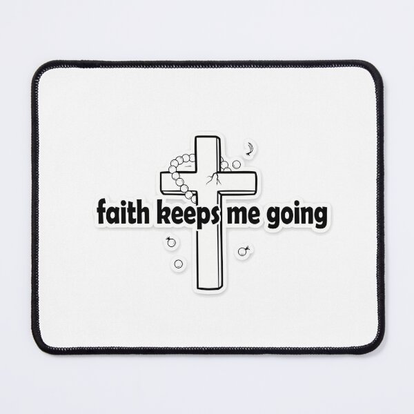 Item preview, Faith Keeps Me Going Minimalist Symbol designed and sold by NiftyWrx.