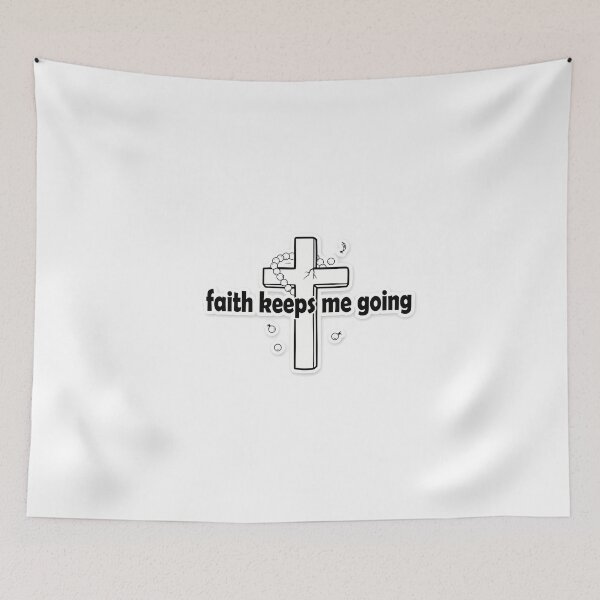 Item preview, Faith Keeps Me Going Minimalist Symbol designed and sold by NiftyWrx.