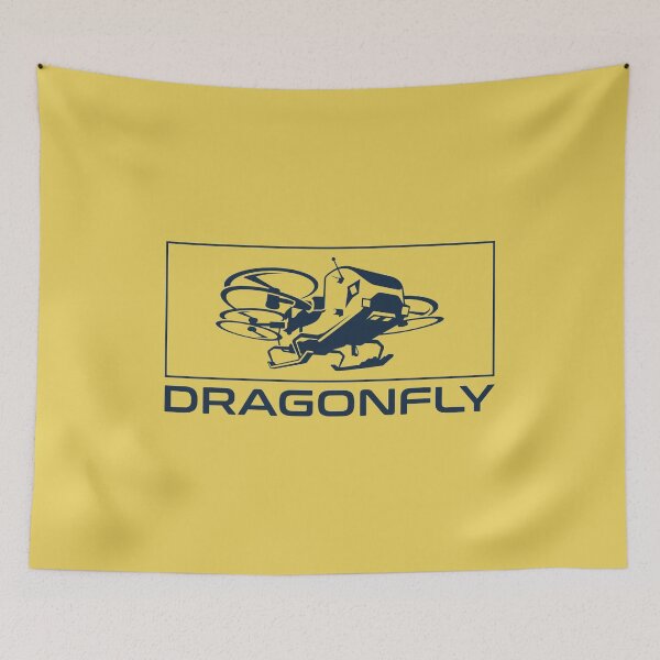 Item preview, NASA Dragonfly Mission Titan Spacecraft Blue Vector designed and sold by KiwiRider.