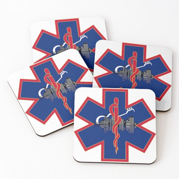 Item preview, Memphis Fire Department Skyline Guitar Star of Life designed and sold by FireEMSDesigns.