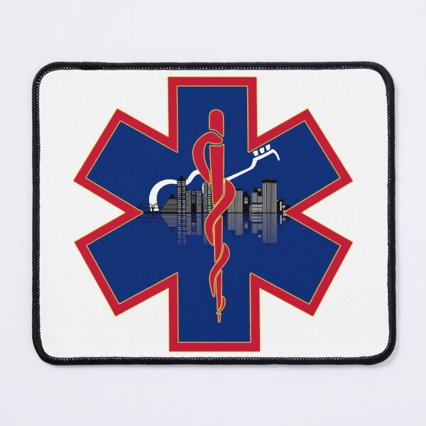 Item preview, Memphis Fire Department Skyline Guitar Star of Life designed and sold by Bee Bum Designs.