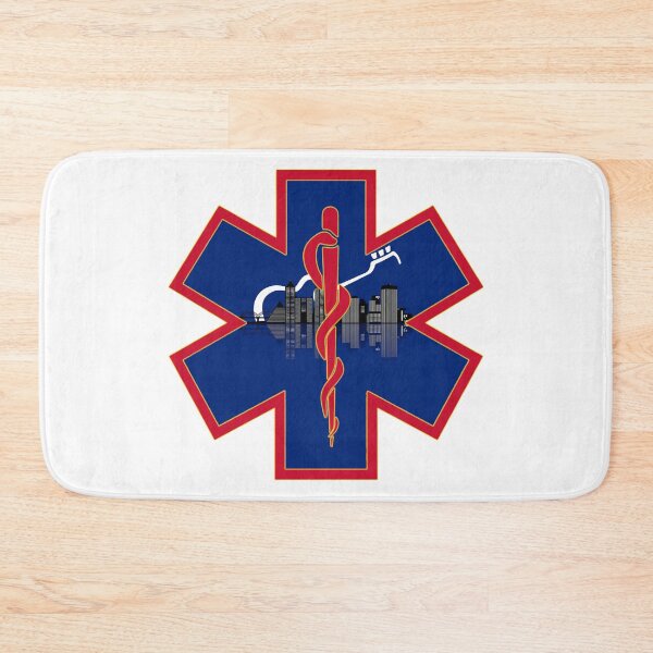Item preview, Memphis Fire Department Skyline Guitar Star of Life designed and sold by FireEMSDesigns.