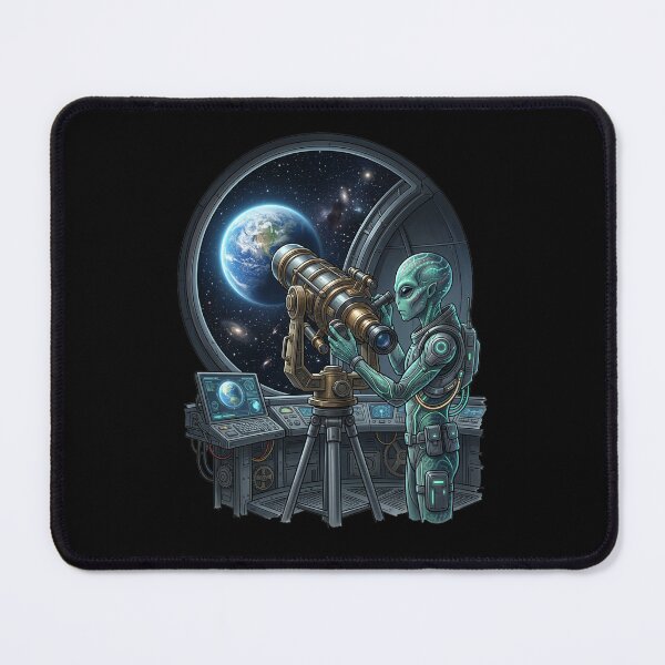 Item preview, Alien looking at Earth designed and sold by ReneMM.