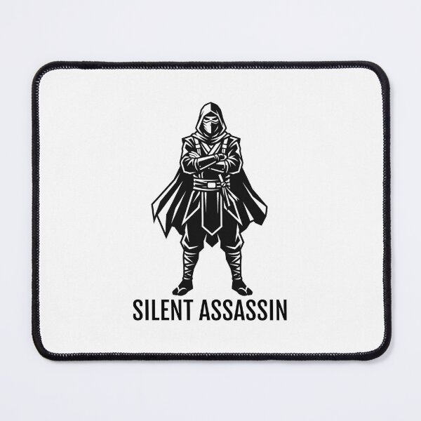 Item preview, Silent Assassin - Minimalist Masked Ninja Anime Graphic designed and sold by TheShadowLines.