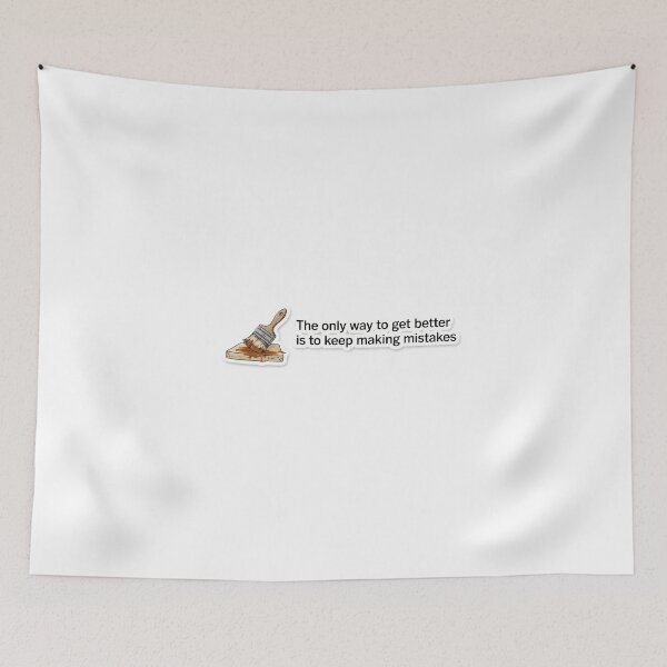 Item preview, Minimalist Art Practice Quote designed and sold by NiftyWrx.