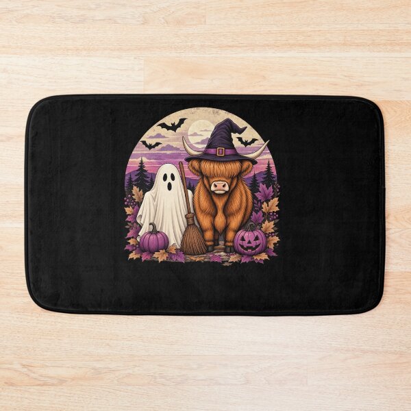 Item preview, Copy of Highland Cow Halloween Witch Hat Ghost Pumpkin Fall designed and sold by Wear the Art.