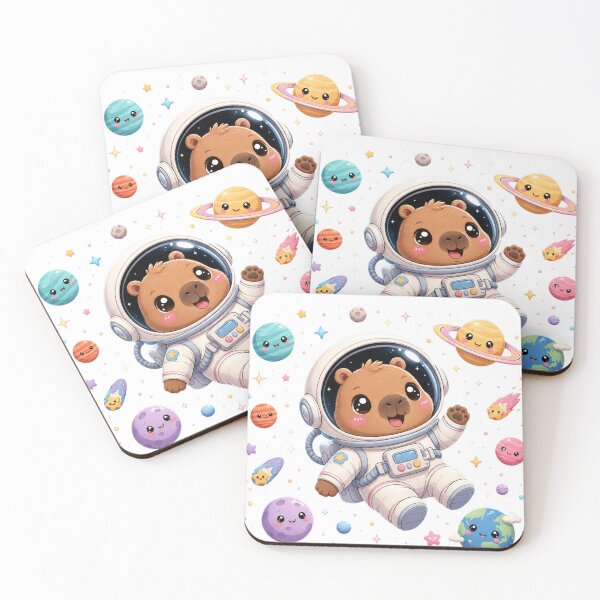 Item preview, Cute Astro Capybara Astronaut designed and sold by MySthore.