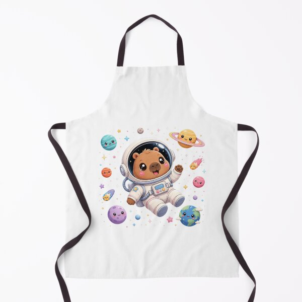 Aperçu de l'œuvre Mignon Astro Capybara Astronaute créée et vendue par MySthore.