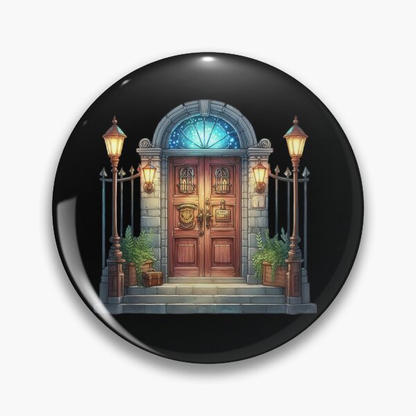 Item preview, Charming Nighttime Entrance designed and sold by Fillthegoat.