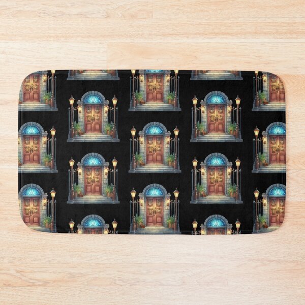 Item preview, Charming Nighttime Entrance designed and sold by Fillthegoat.