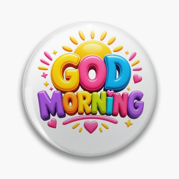 Item preview, God Morning designed and sold by Rosie's Wildflower Boutique.