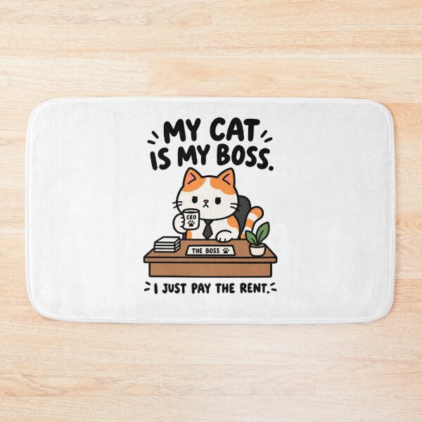 Item preview, Chat Boss CEO – Funny Calico Chat at the Office designed and sold by MewMade.