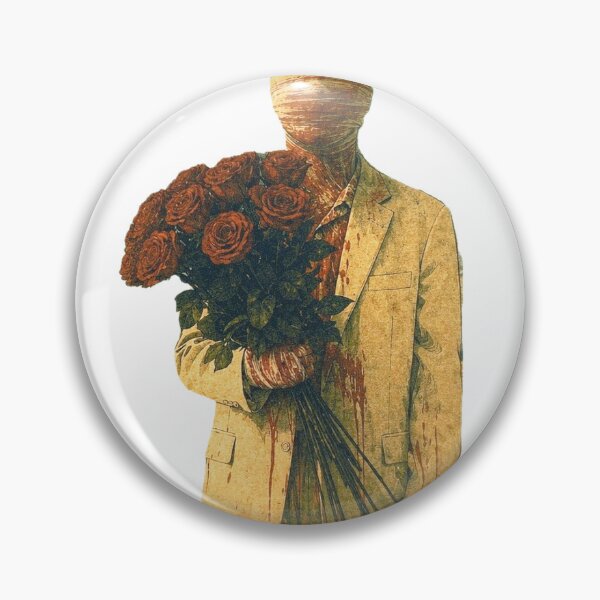 Item preview, Bloody Romance - Bandaged Man With Red Roses designed and sold by ScorPion-theory.