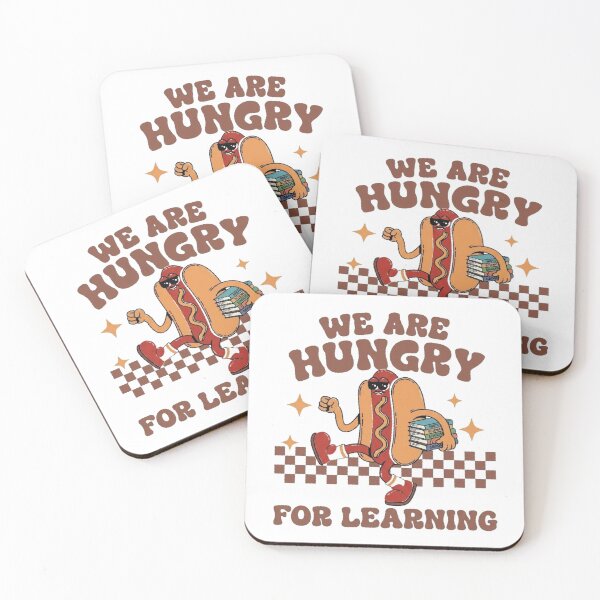 Item preview, We Are Hungry for Learning, Funny Teacher gift designed and sold by CloudyPress.