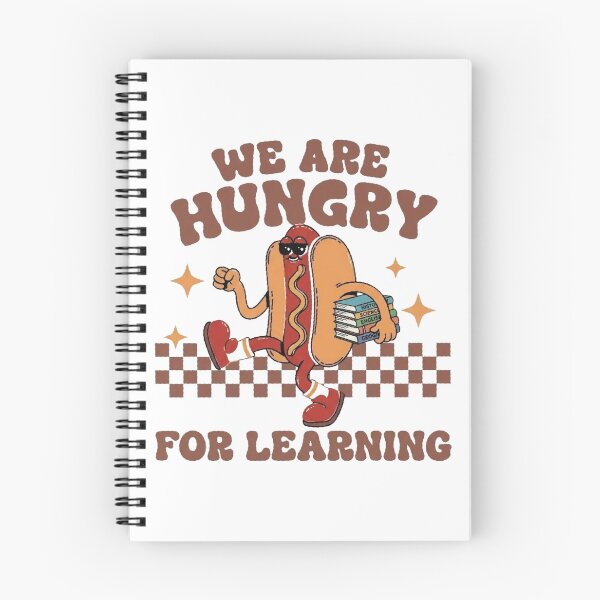 Item preview, We Are Hungry for Learning, Funny Teacher gift designed and sold by CloudyPress.