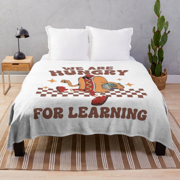 Item preview, We Are Hungry for Learning, Funny Teacher gift designed and sold by CloudyPress.