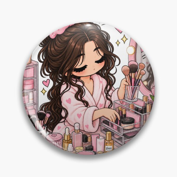 Item preview, Cute Girl Vanity Organization – Cozy Beauty designed and sold by DOODLUMI.