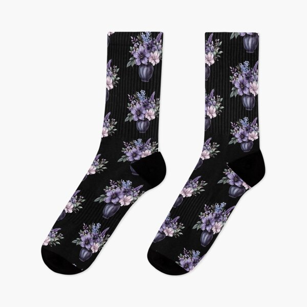 Item preview, Purple Flowers in a Vase designed and sold by Fillthegoat.