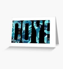 COYS * Blue Camo Edition Greeting Card