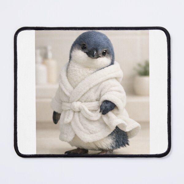 Item preview, Cozy Bathrobe Little Blue Penguin designed and sold by Sillytoe.