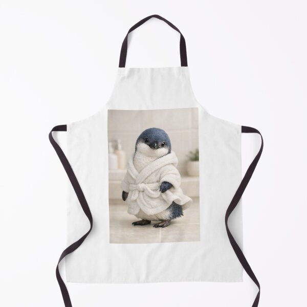 Item preview, Cozy Bathrobe Little Blue Penguin designed and sold by Sillytoe.