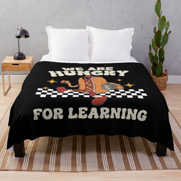 Item preview, We Are Hungry for Learning, Funny Teacher gift designed and sold by CloudyPress.