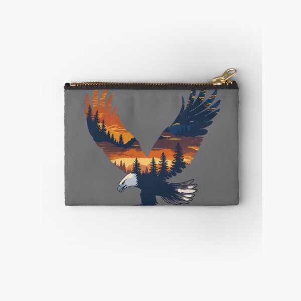 Item preview, Flying Eagle Sunset Mountain Forest designed and sold by Structure-Blue.